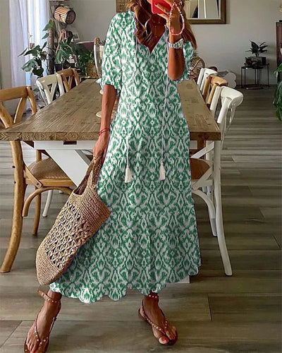 Dianna™ - Boho-Bauchfreies Kleid