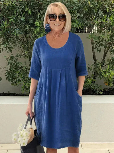 Kari - Klassisches, wallendes Kleid