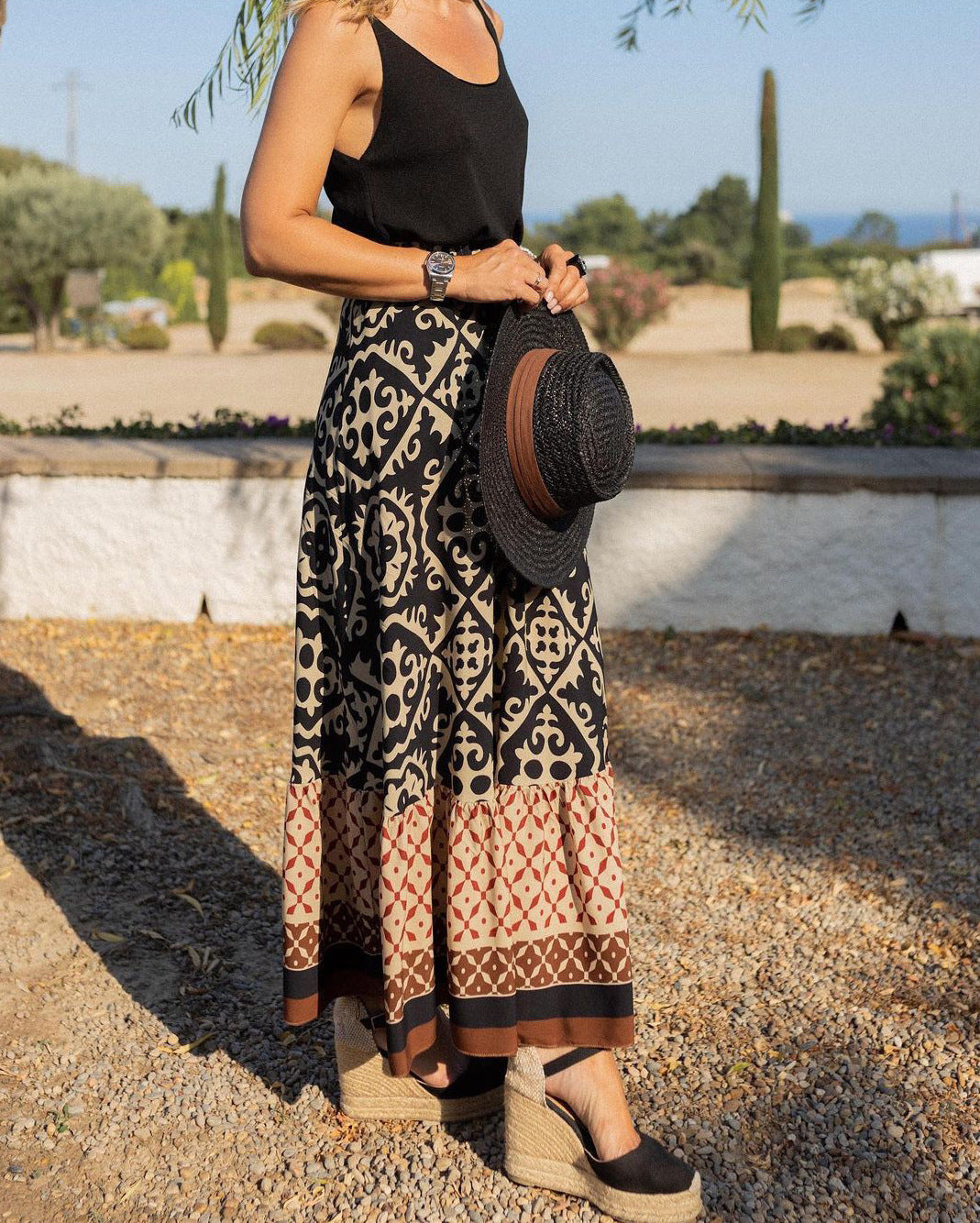 Cassey™ - Rock im Boho-Stil