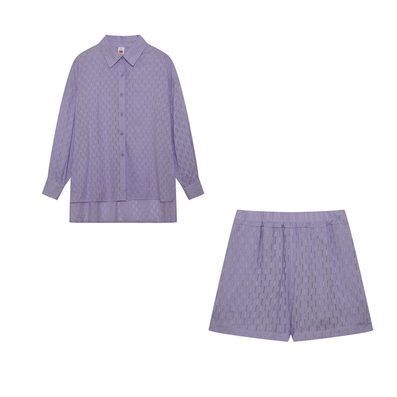 Elizabeth™ - Luftiges Shirt und Shorts Set