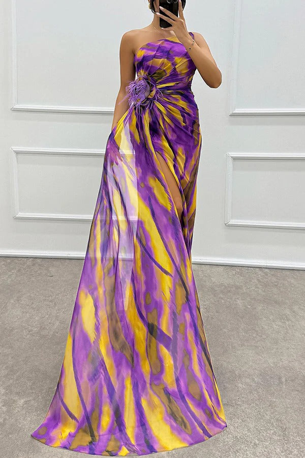 Naomi | Vibrierendes Maxikleid