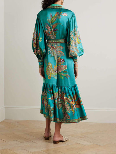 Aruchic™ - Maxikleid mit Blumendruck