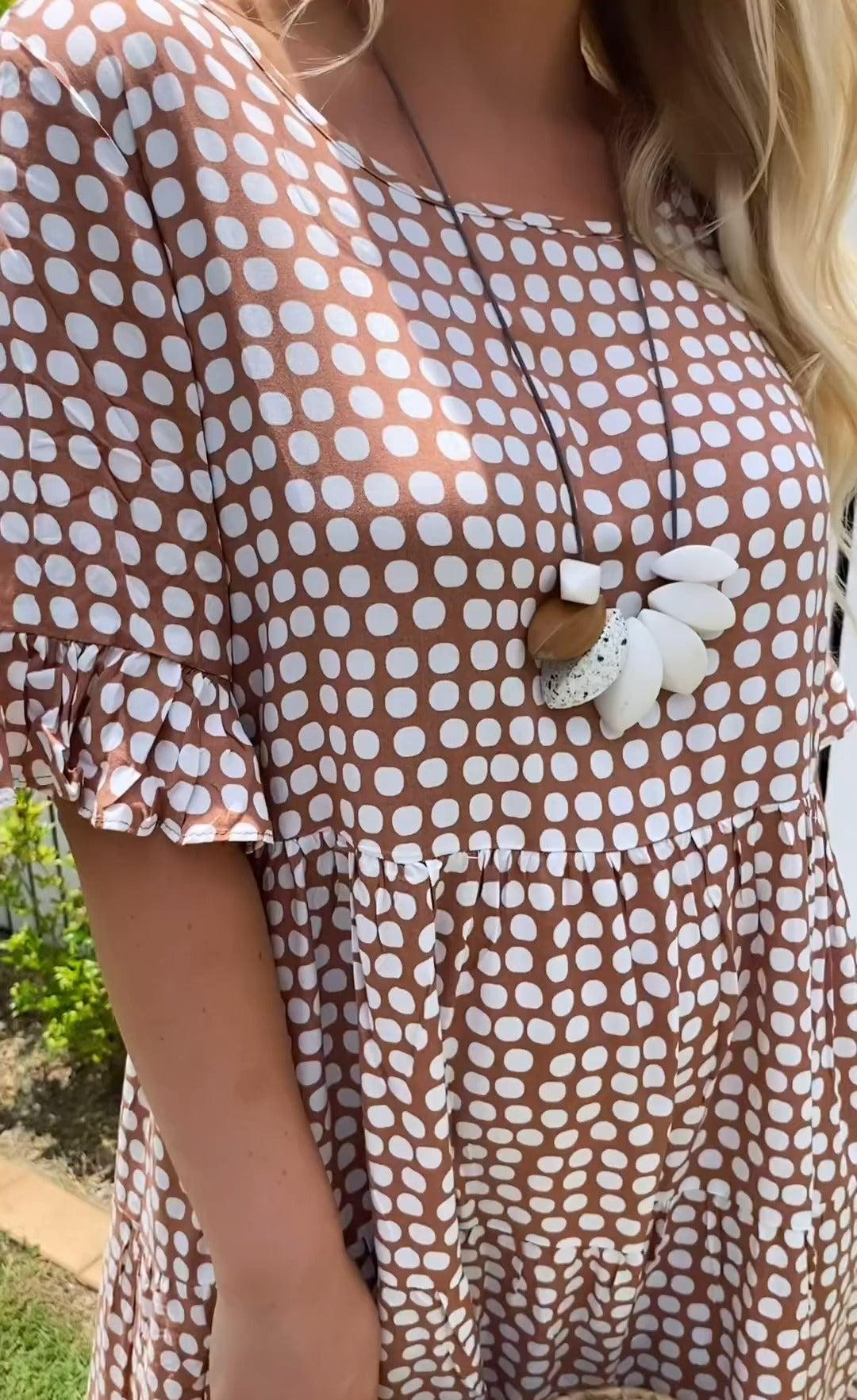 Darcy - Halblanges Kleid mit kurzen Ärmeln