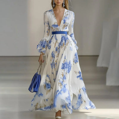 Harper™ | Dazzling Floral Print Maxikleid