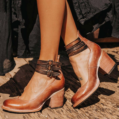 Verona™ Vintage Knöchelriemen Sandale Heels