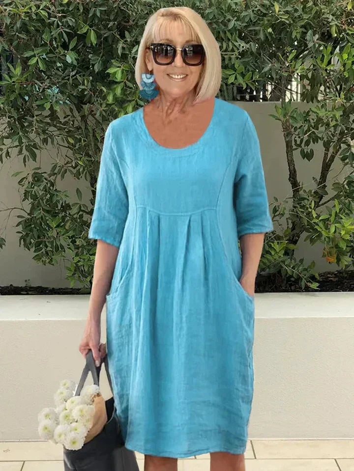 Sophia™ - Locker sitzendes Kleid mit Taschen