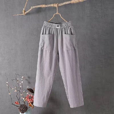 OLIVIA™ - Hose aus Leinenmischung