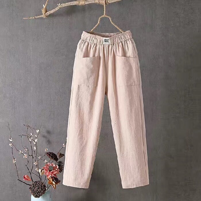 OLIVIA™ - Hose aus Leinenmischung