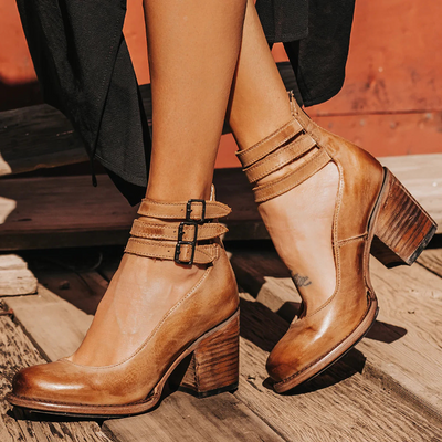 Verona™ Vintage Knöchelriemen Sandale Heels