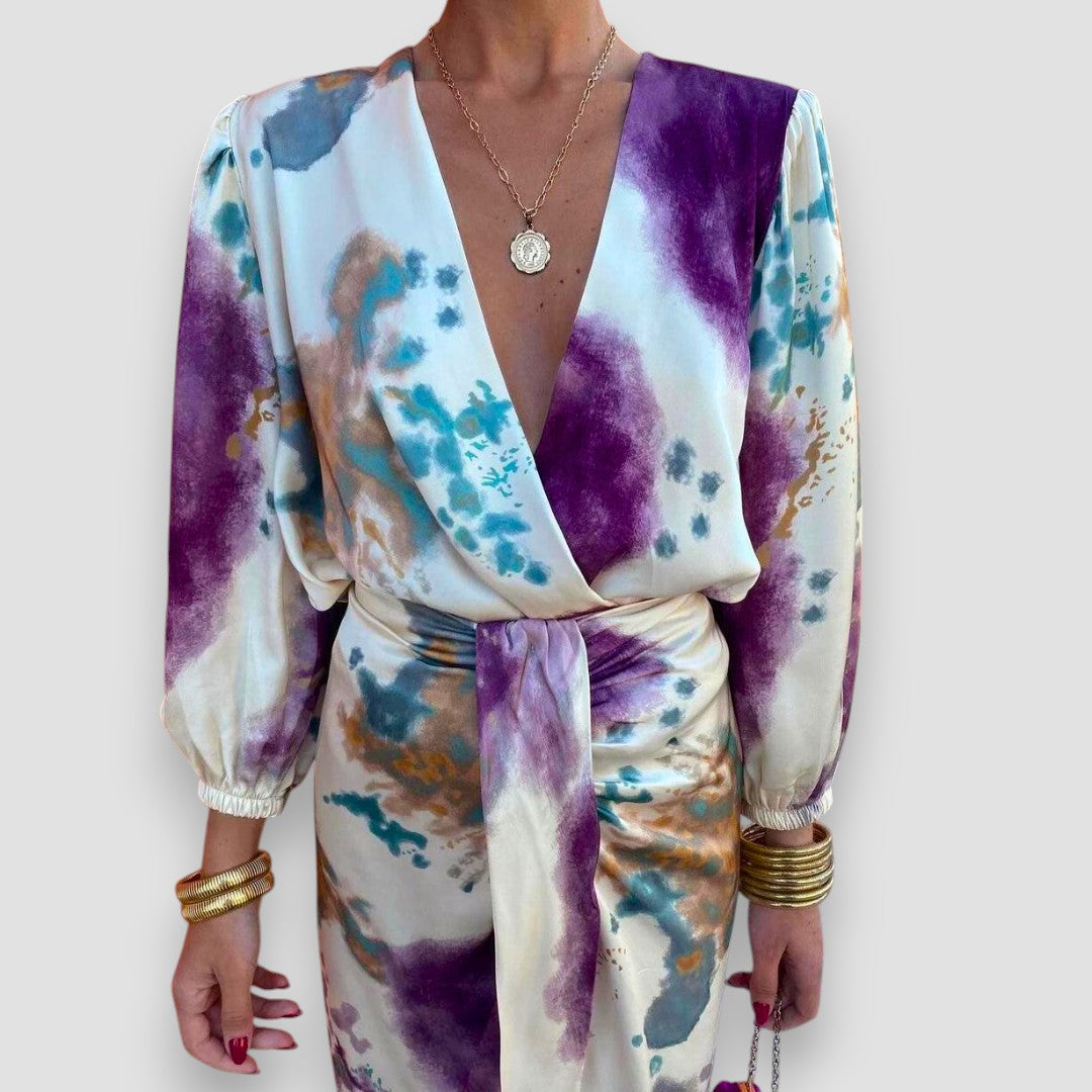 Larissa | Stilvolles Kleid mit V-Ausschnitt