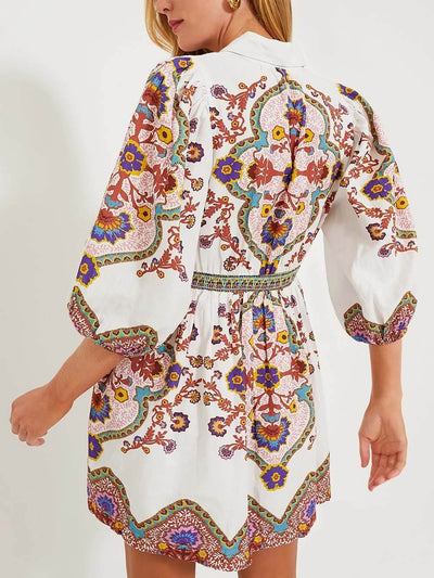 Jenny™ - Einzigartiges Hemdblusenkleid mit Ärmeln