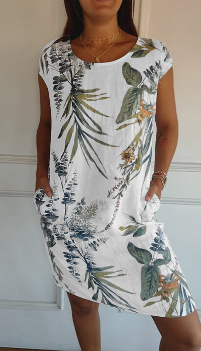 Annelym - Bequemes Kleid mit Rundhalsausschnitt