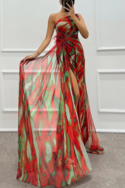 Naomi | Vibrierendes Maxikleid