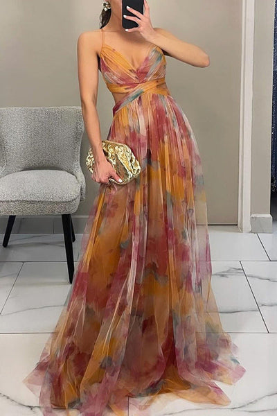Florence - Bezauberndes Maxikleid mit Blumendruck