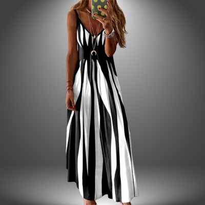 Angela | Handgefertigtes Langes Freizeitkleid