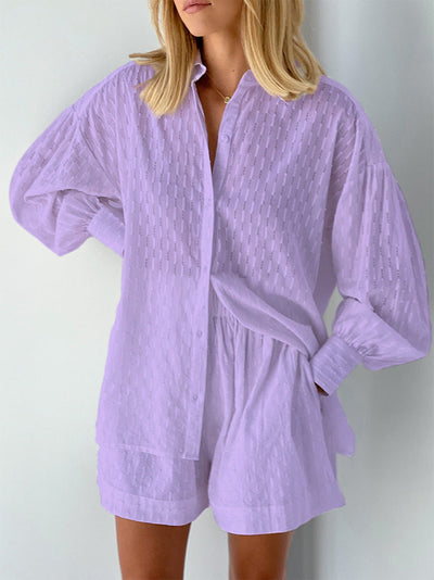 Elizabeth™ - Luftiges Shirt und Shorts Set