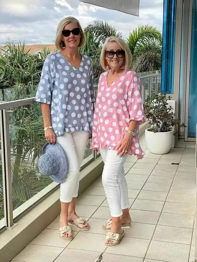 Chloe™ - Stilvolle Bluse mit V-Ausschnitt