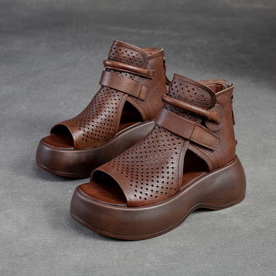 Federica™ - Zeitlose orthopädische Sandalen aus Leder