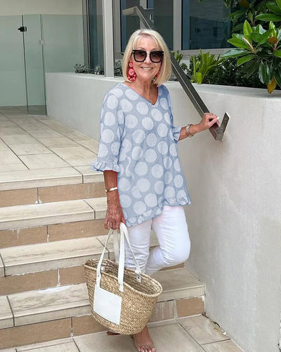 Chloe™ - Stilvolle Bluse mit V-Ausschnitt