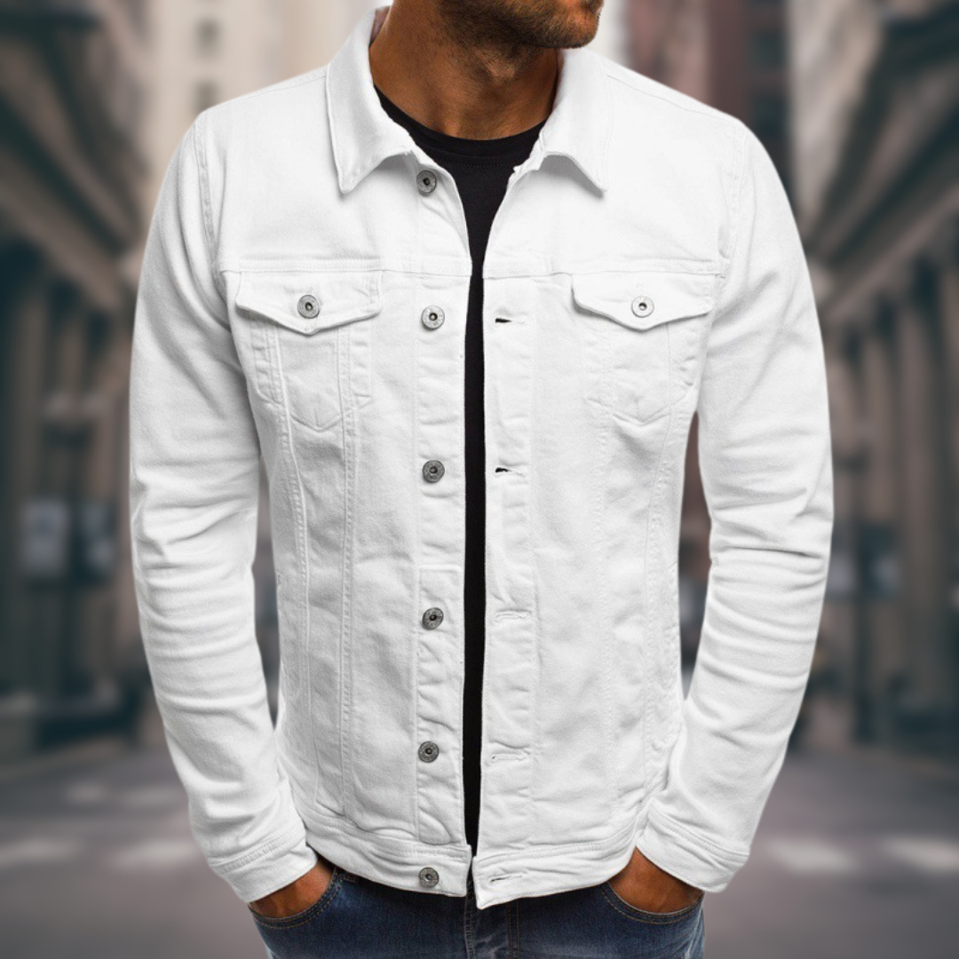 GIACOMO | MASSGESCHNEIDERTE JEANSJACKE