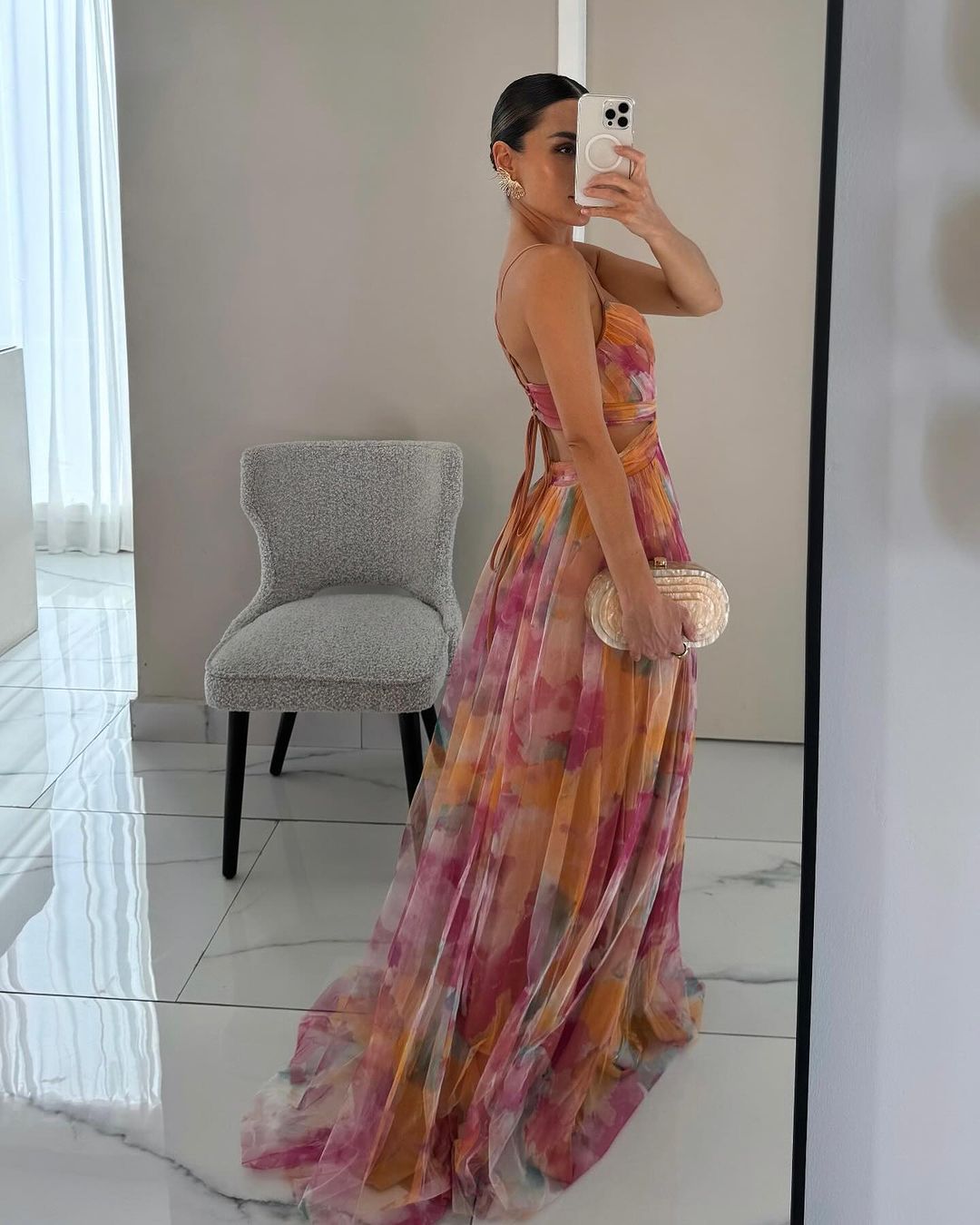 Florence - Bezauberndes Maxikleid mit Blumendruck
