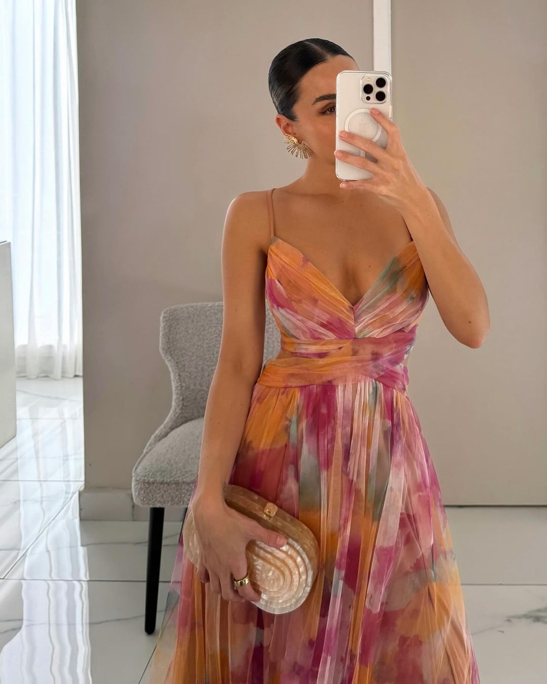 Florence - Bezauberndes Maxikleid mit Blumendruck