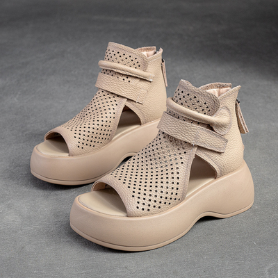 Federica™ - Zeitlose orthopädische Sandalen aus Leder