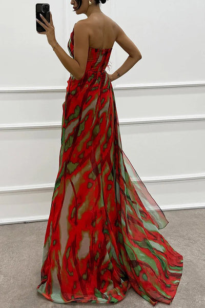 Naomi | Vibrierendes Maxikleid