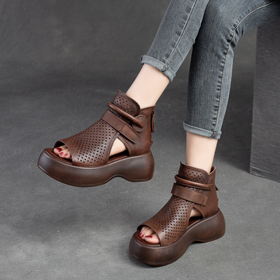 Federica™ - Zeitlose orthopädische Sandalen aus Leder
