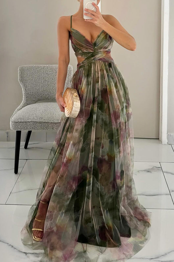 Florence - Bezauberndes Maxikleid mit Blumendruck