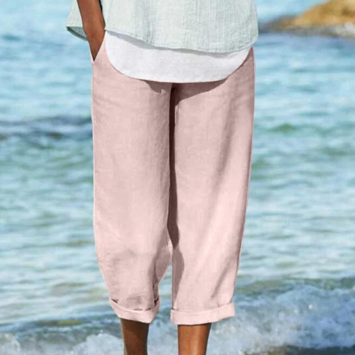 Clydel™ - Luftige Cropped-Hose