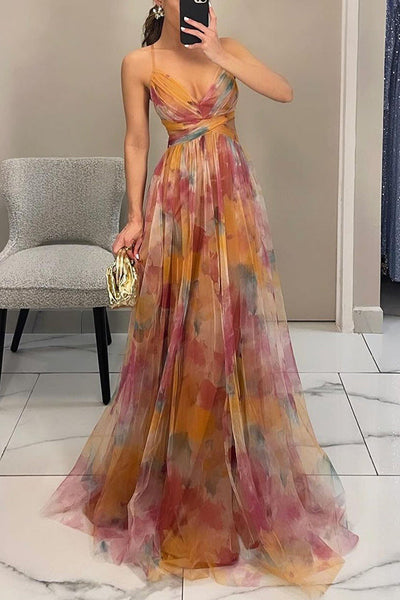Florence - Bezauberndes Maxikleid mit Blumendruck