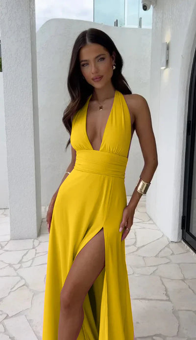 Inés | Sexy Kleid mit V-Ausschnitt