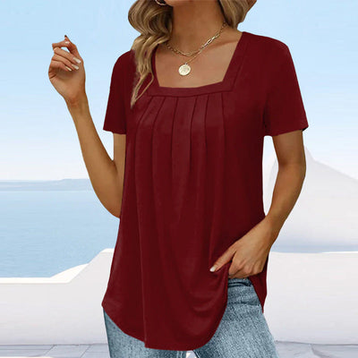 Mindy™ - Elegante plissierte Bluse