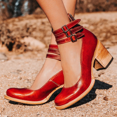 Verona™ Vintage Knöchelriemen Sandale Heels