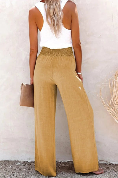 Riana™ - Entspannte Hose mit hoher Taille