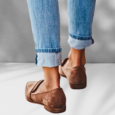 MALINA™ | Wildleder-Loafer mit spitzer Form