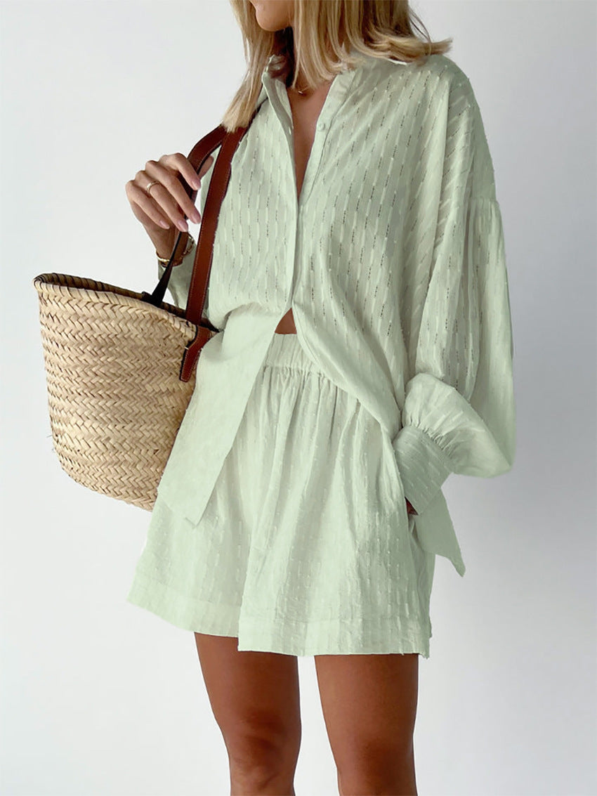 Elizabeth™ - Luftiges Shirt und Shorts Set
