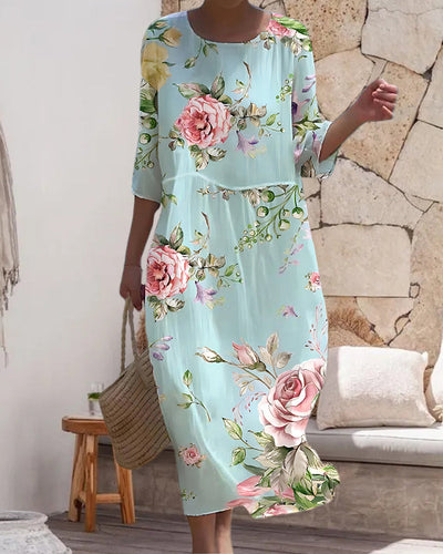Mara - Elegantes Kleid mit Blumen