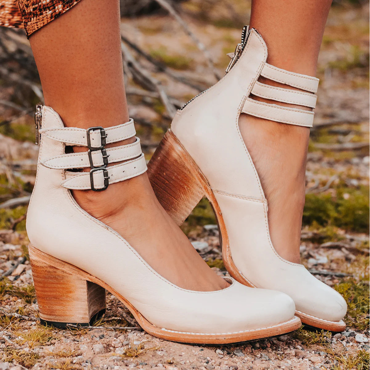 Verona™ Vintage Knöchelriemen Sandale Heels