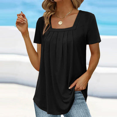Mindy™ - Elegante plissierte Bluse
