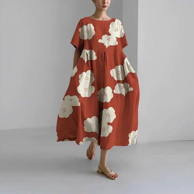 Amelia - Bohème-Kleid mit Blumenmuster