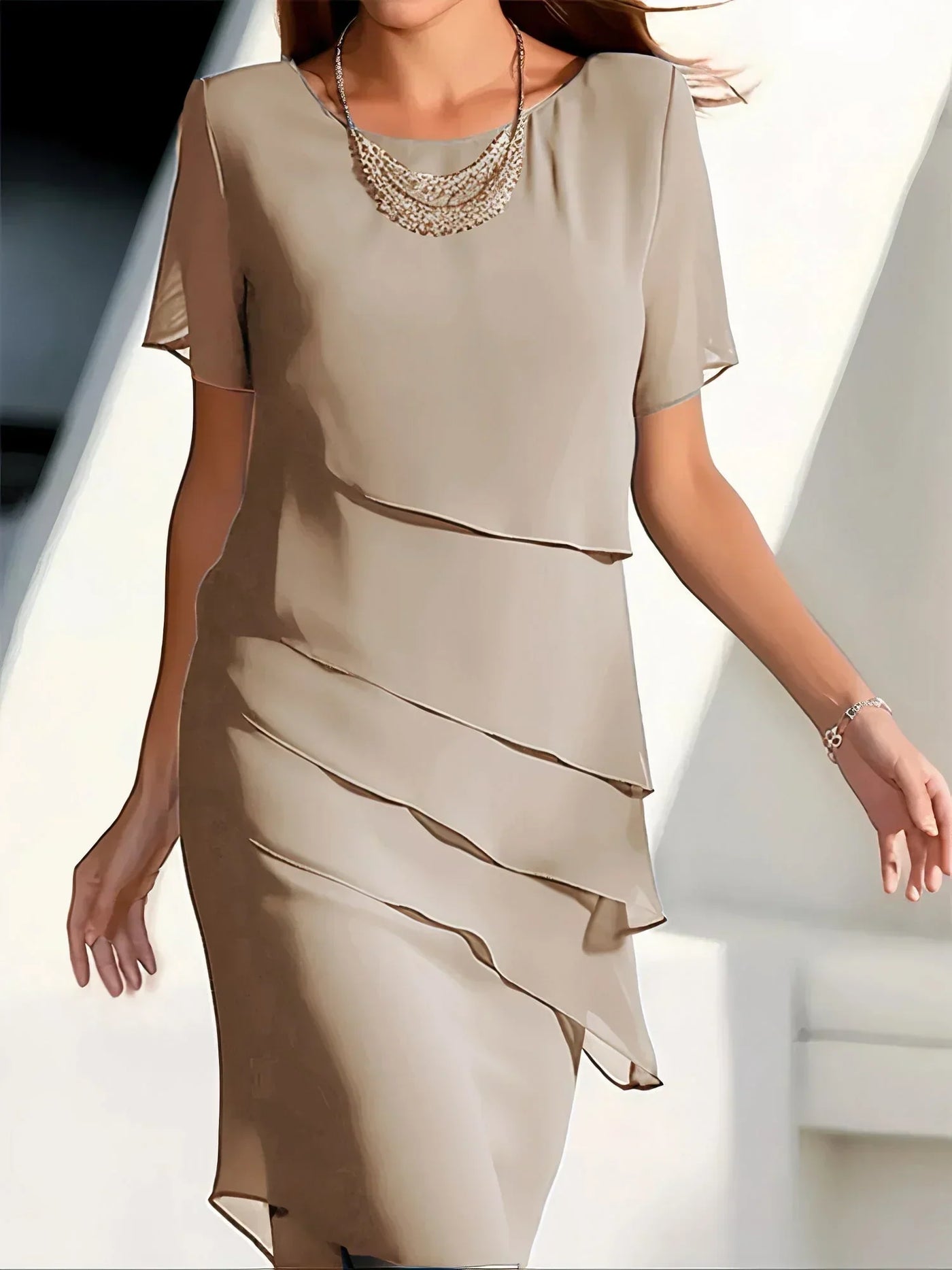 Laura- Elegantes Kleid mit Bauchabdeckung