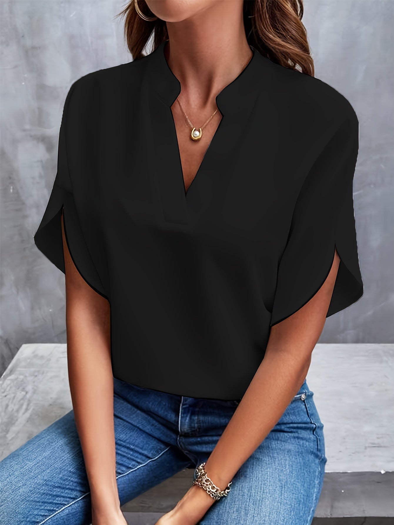 Mina™ - Luxuriös-elegante Bluse