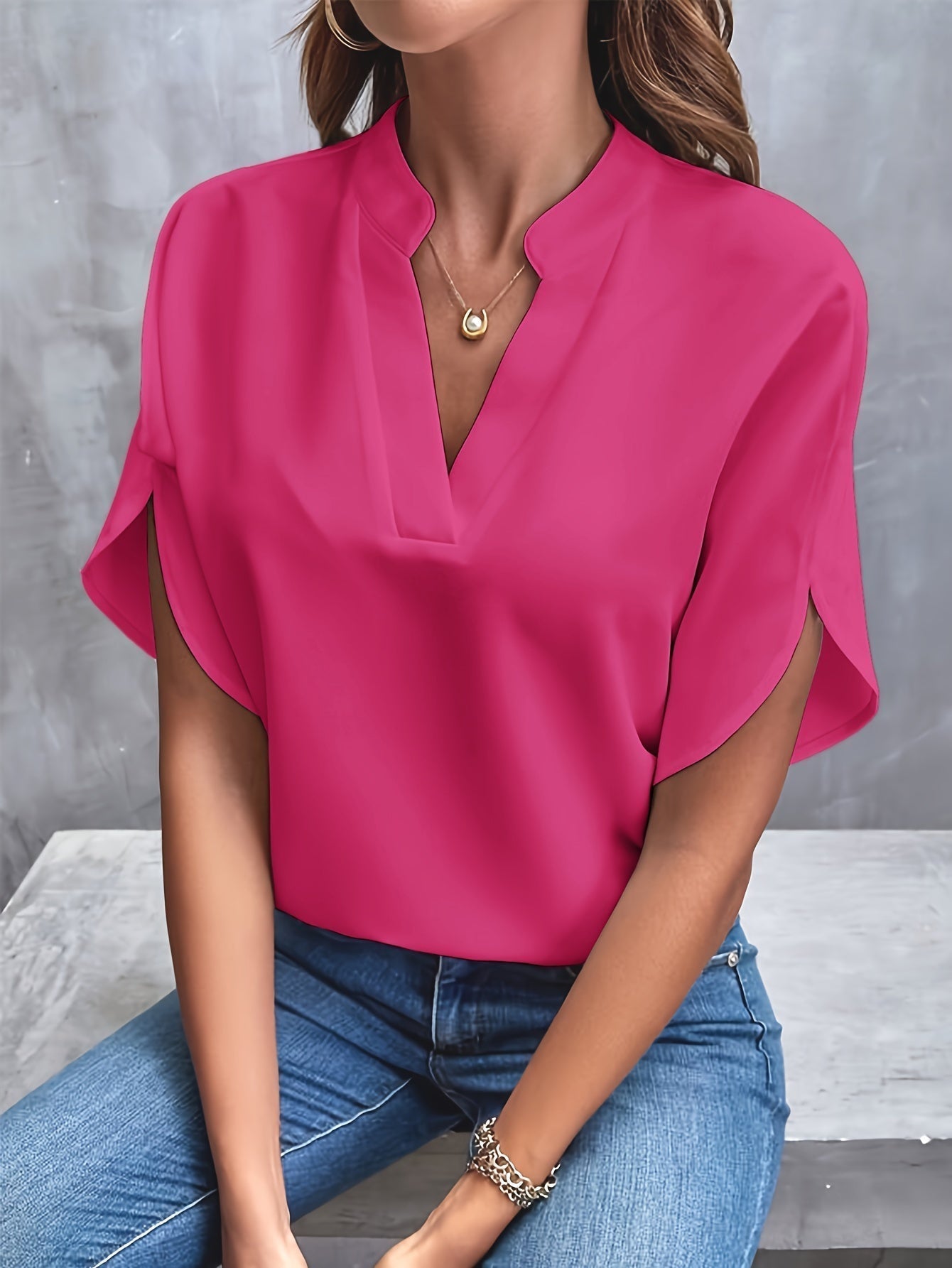 Mina™ - Luxuriös-elegante Bluse