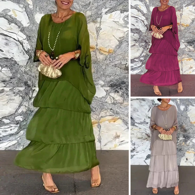 Venisa - Überlagertes Chiffonkleid