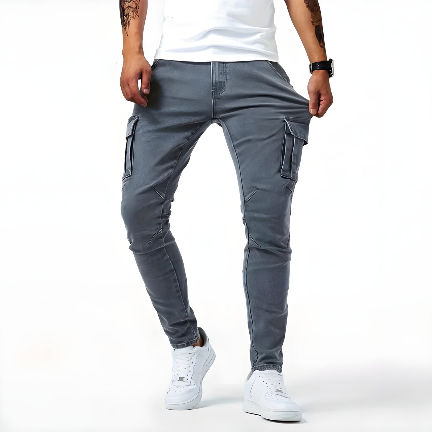 Samuel™ | Cargohose aus Stretch-Denim