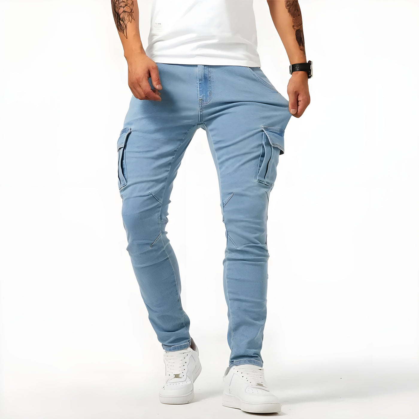 Samuel™ | Cargohose aus Stretch-Denim