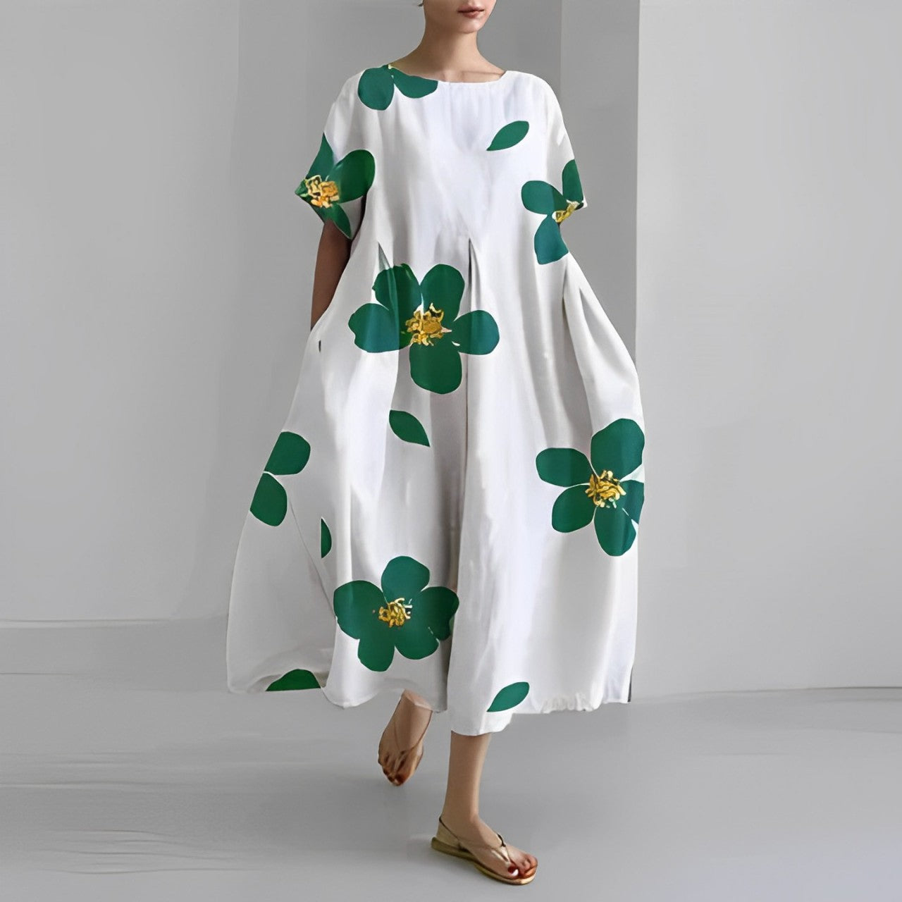 Amelia - Bohème-Kleid mit Blumenmuster