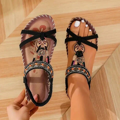 Katherine - Flache Sandalen im Boho-Stil